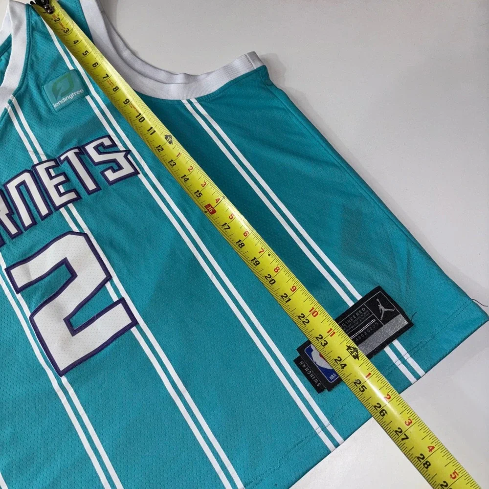 LaMelo Ball Charlotte Hornets #2 Jersey Mens 52 XL Nike Jordan Swingman Teal NBA
